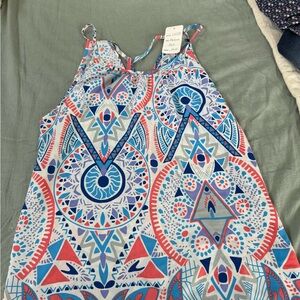 Tyche Multicolor Geometric Tank Top